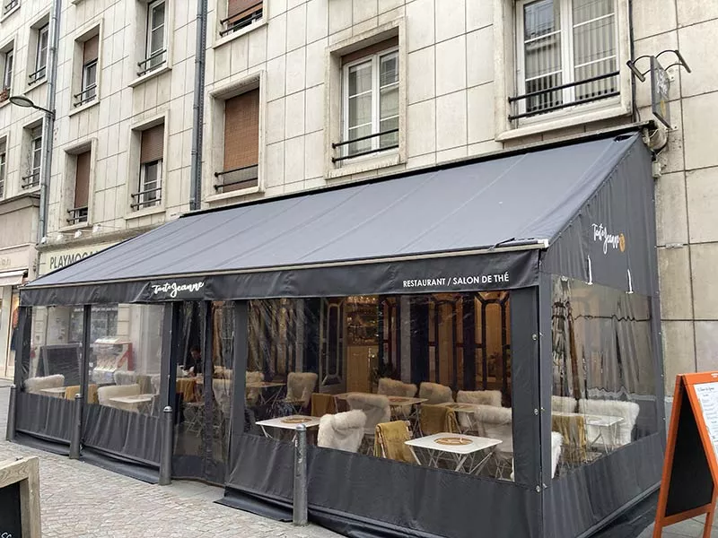 vue terrasse extérieure